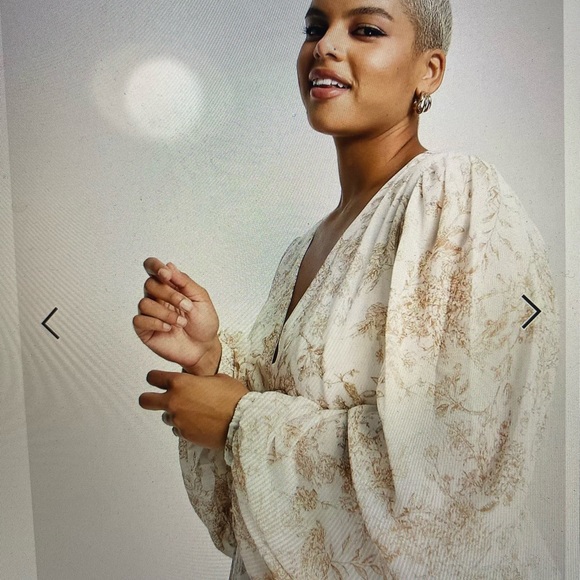 Brand new misguided midi dress with frill detail- size 16 - Picture 3 of 9